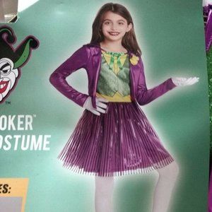 Batman The Joker Girls Halloween Costume Size L DC Comics Batman Purple Cosplay